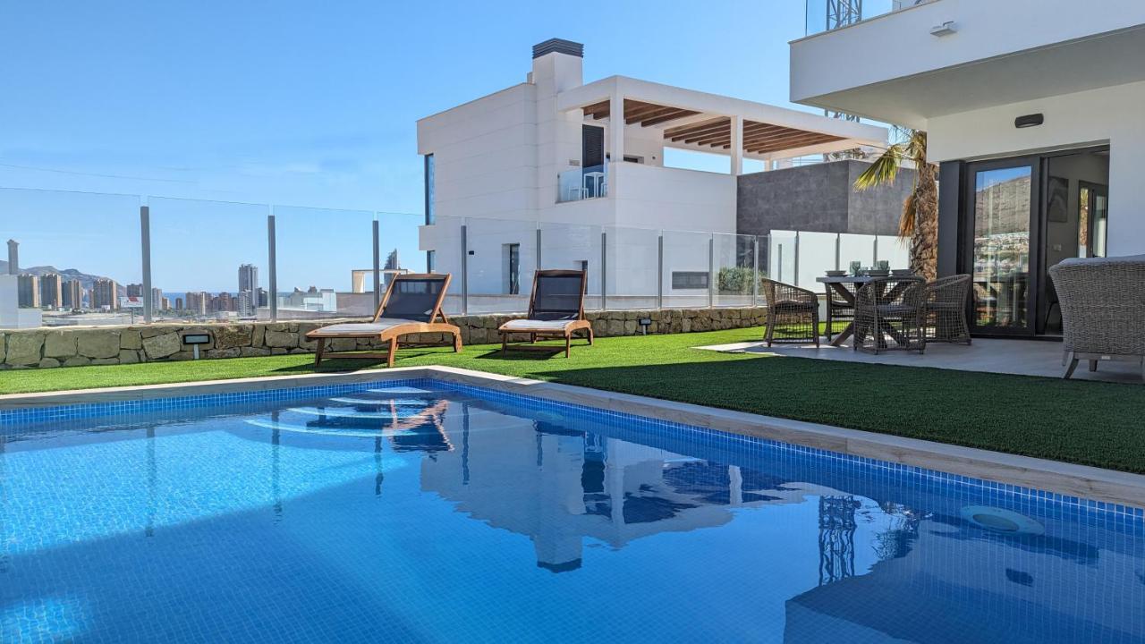 Panoramic Pool & Mountains House Apartment Finestrat Exterior foto