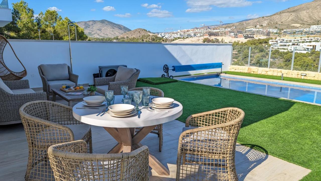 Panoramic Pool & Mountains House Apartment Finestrat Exterior foto